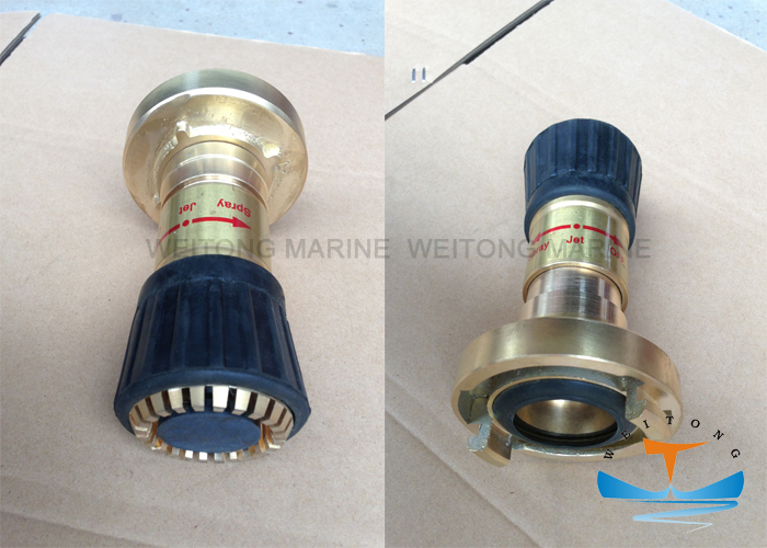 Machino Type Water Spray Nozzle , Intensive Spray Jets Brass Ordinary DC Gun Type