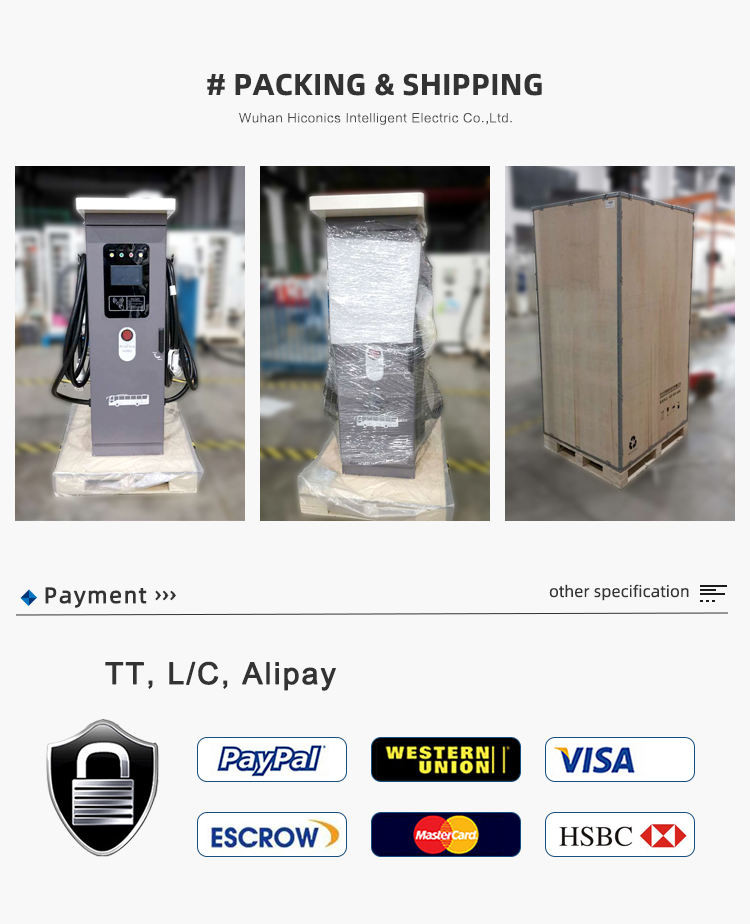 360kw liquid cooled 500A output Ultra Fast liquid cooled DC Charger for electric vehicle charging
