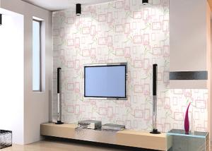 China Modern Flower Pattern Non Woven Wallpaper For Entertainment / Household , SGS CSA Approval wholesale