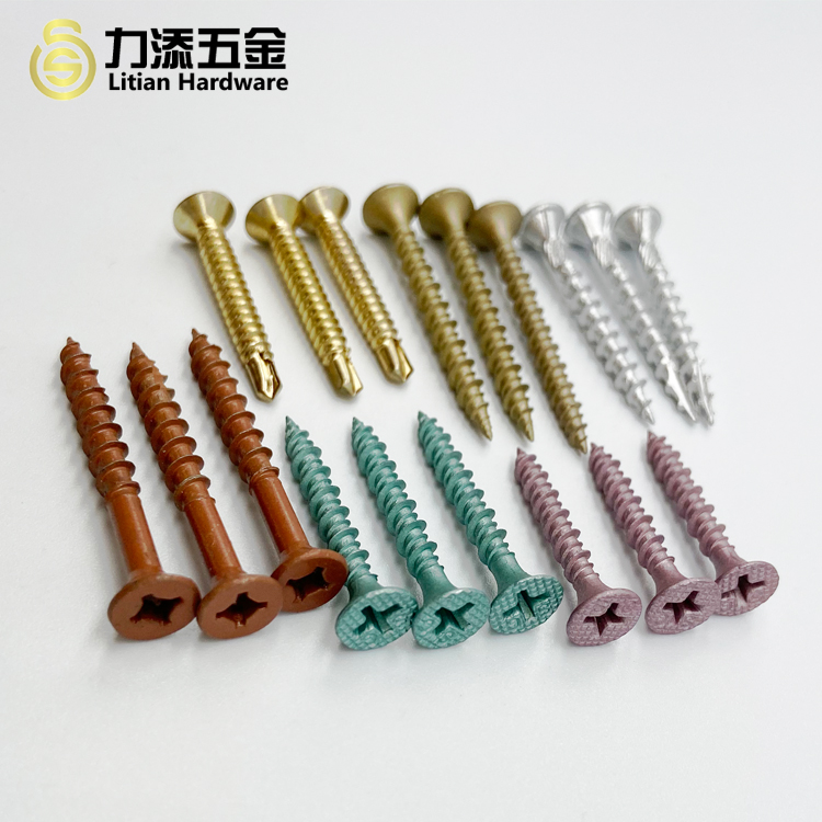 Metric Metal Screw Fasteners Q215 Alloy Steel Material Black Zinc Plating Three