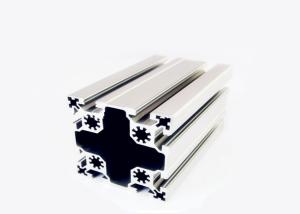 China T3 - T8 Flat Extruded Aluminum Profiles 6063 Alloy Silver wholesale