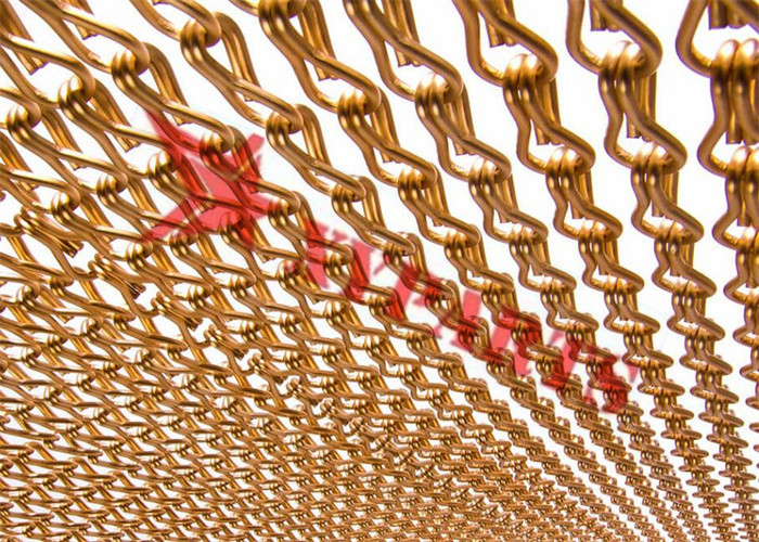 Various Color Aluminum Chain Fly Screen For Hotel Divider