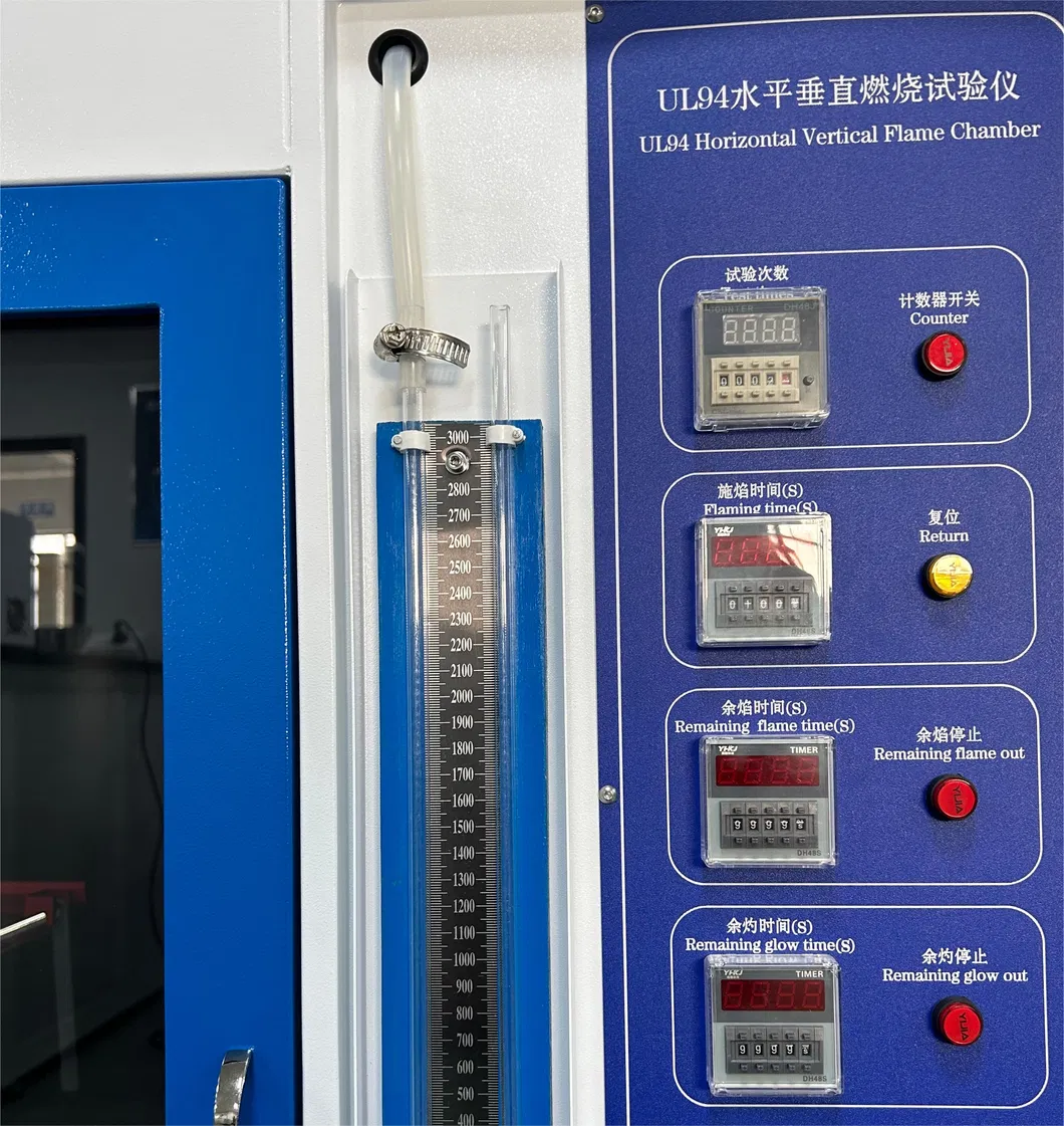 Laboratory UL94 Horizontal and Vertical Flame Resistance Tester for Plastic