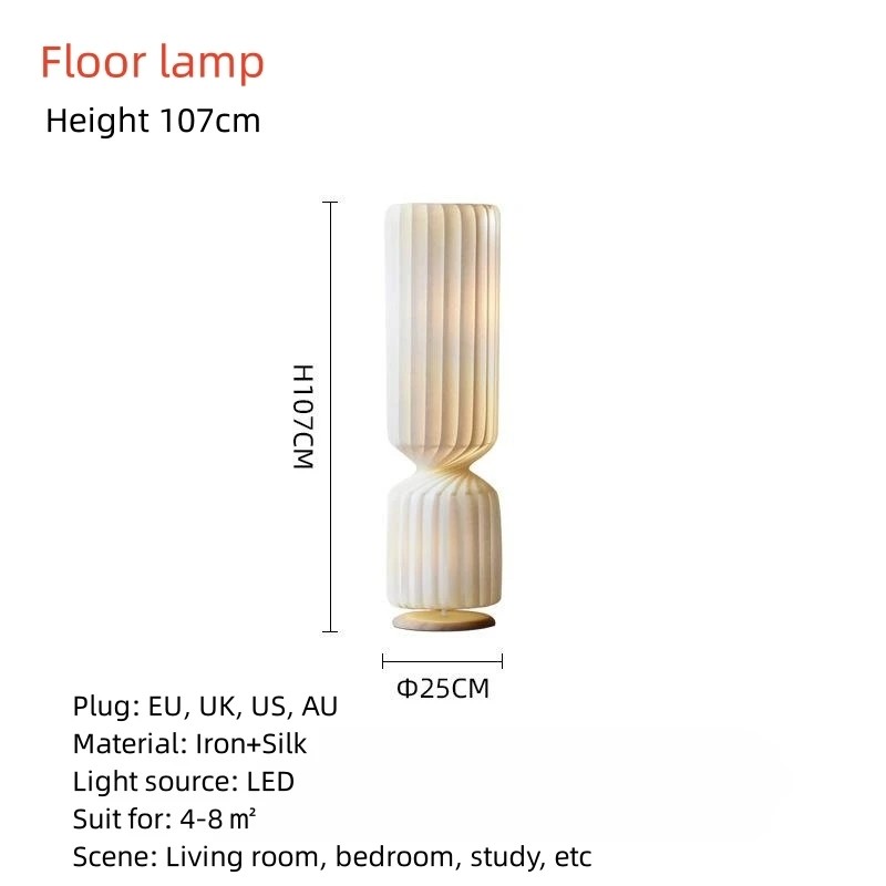 Danish Designer Cylindrical Shape Silk Pendant Lamp(WH-AP-591)
