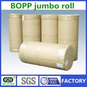China Transparent Acrylic Adhesive BOPP Tape Jumbo Roll 1280mmx4000m Customised wholesale