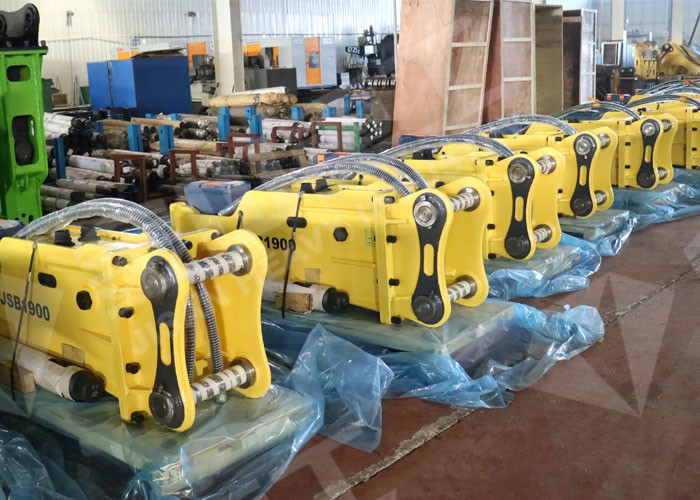 Demolition Hammer Hydraulic Breaker Silence Type Fit Hyundai Excavator R210 R200