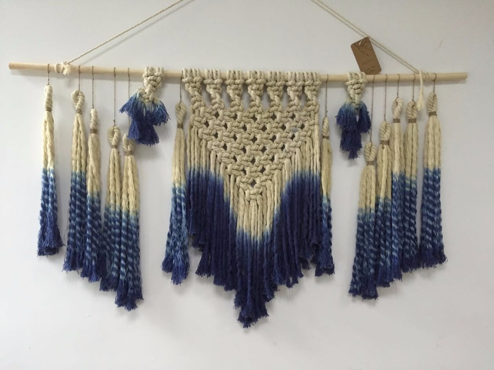 MACRAME FOLDABLE SCREEN, MACRAME WALL HANGING, PLANT HOLDER , CURTAINS, TEA COASTER Macrame Wall Art Hanging Tapestry We