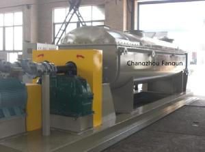 China Steam Foodstuff Carbon Black Paddle Dryer 3800*1420mm 4-6RPM wholesale