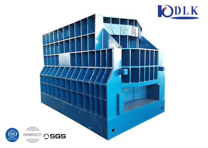 Remote PLC Control Recycling 800t Scrap Metal Shears With Tube Cooler