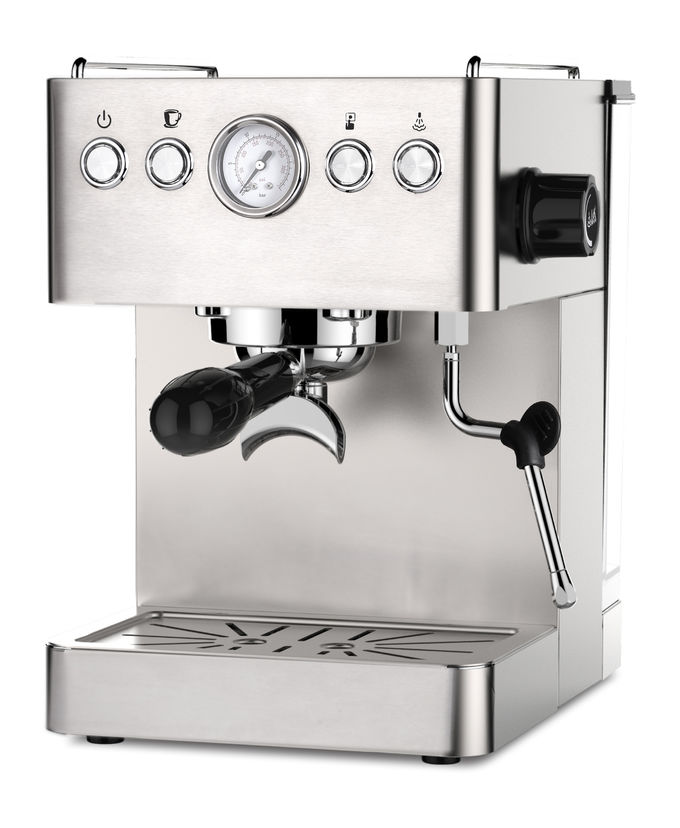 Italian Pump 220V Household Coffee Machine Espresso Cappuccino Latte 1.7L