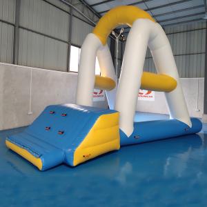 China Floating Inflatable Water Park Games 0.9mm PVC Tarpaulin Material wholesale