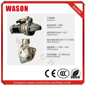 China Durable Hitachi Starter Motor / Hitachi Spare Parts 1-11261-1180 1112611180 wholesale