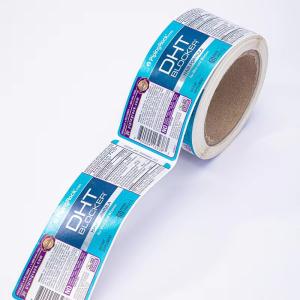 China Round Waterproof Synthetic Label Circle Sticker Paper For Packaging wholesale