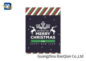 China Pretty 3D Lenticular Christmas Cards , Custom Lenticular Business Cards wholesale