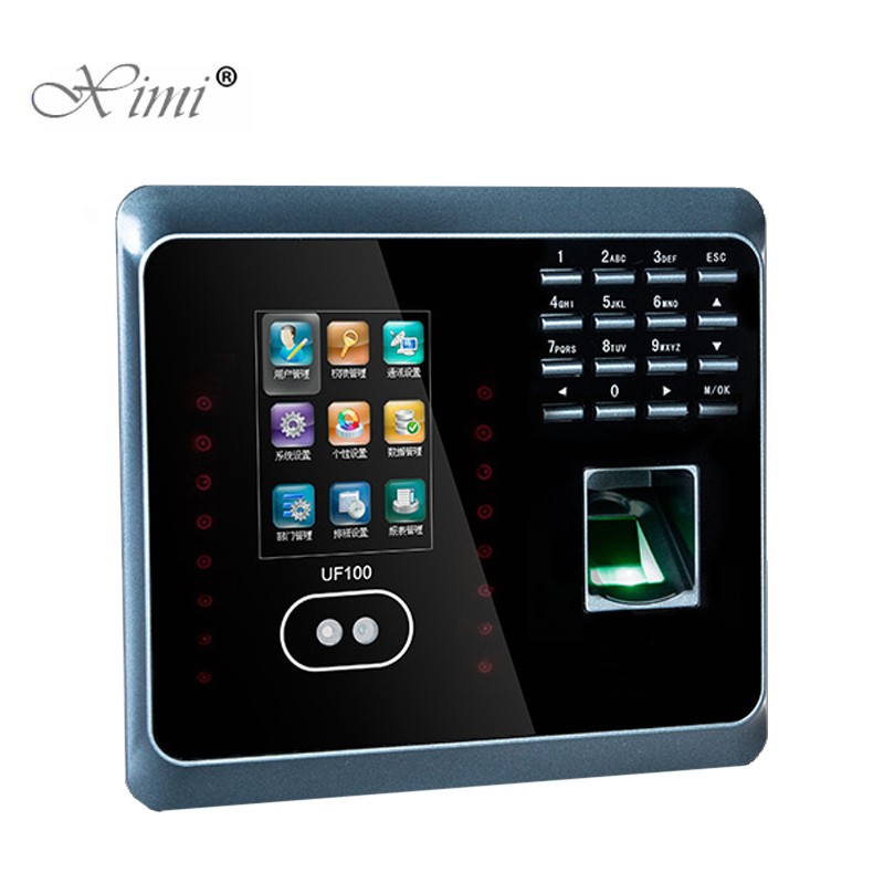 ZK UF100 Biometric Face Time Attendance And Fingerprint Time Attendance With RFID Card Have Dark,Blue,Golden Colors For Choose