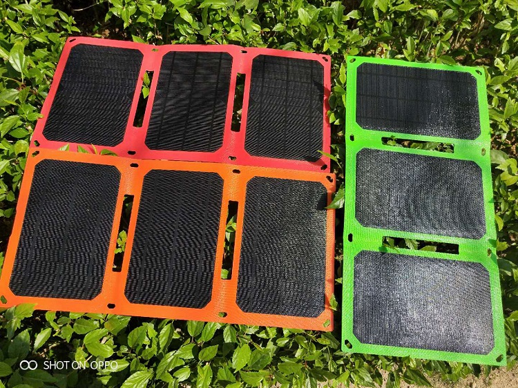 18W Portable Mini Solar Panels Waterproof Dual USB Charger For Outdoor Activities