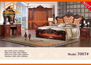 China American style antique luxury cheap wholesale MDF bedroom furniture sets wholesale
