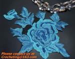 Golden Venise Lace Trim Flower Motif Ribbon Crafts