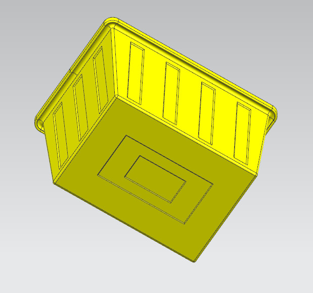 Two hundred fifty liters of square box mold for making plastic products