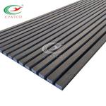 Fireproof Harmless Wood Panel Acoustic , Odorless Timber Acoustic Ceiling Panels