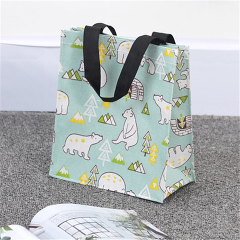 Casual Double Shoulder Canvas Travel Bag 20Kgs Heavy Duty Collapsible Shopping