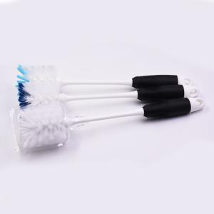 China Soft Nylon Glass Bottle Cleaning Brush TPR And Plastic Base No Toxic wholesale