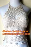 Women handmade underwear bikini botton,Crochet swimsuit briefs,Cotton beach wear