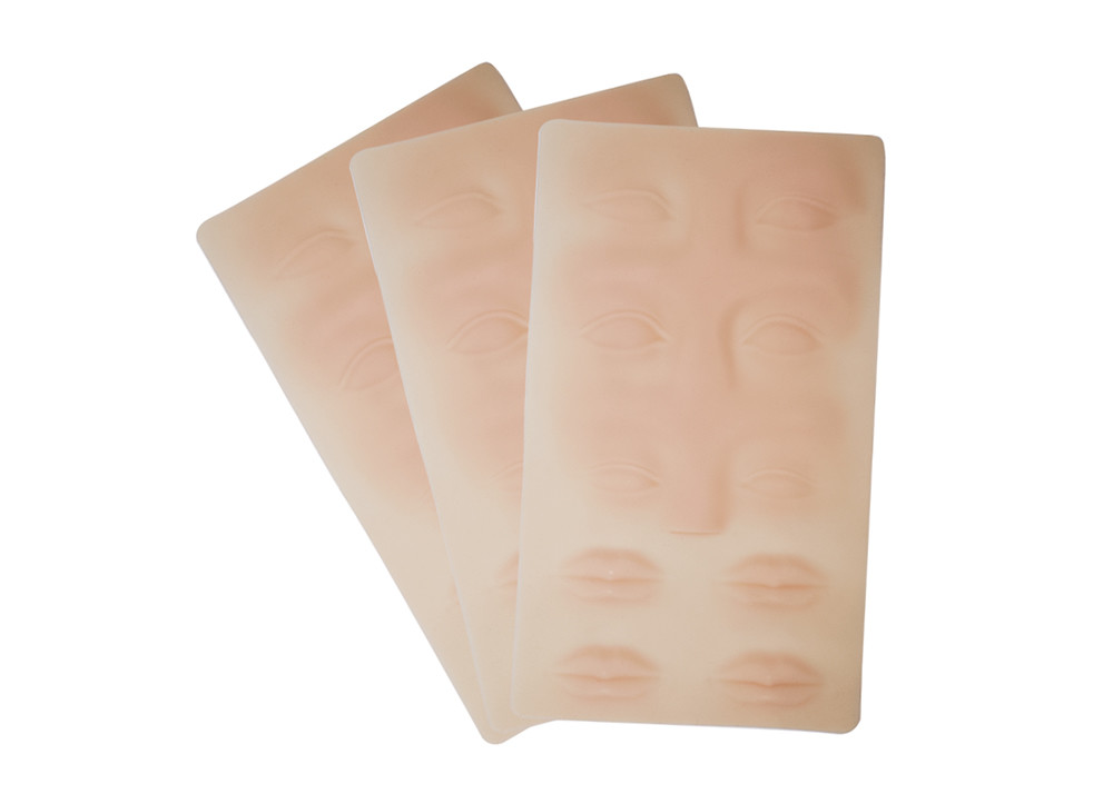 3D Eyeline Lip Silicone Permanent Makeup Practice Skin 26.1*14.7*0.1cm