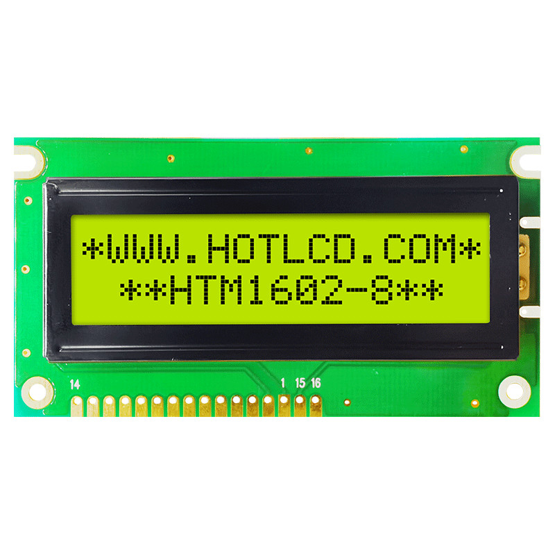 2X16 LCM Character LCD Module With Green Backlight HTM1602-8