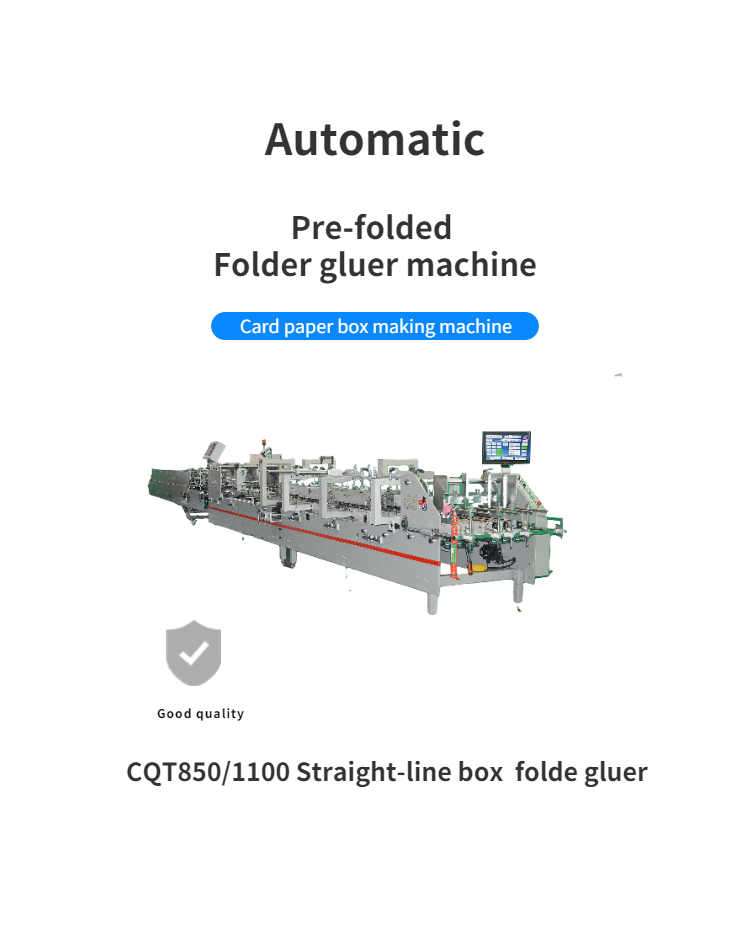 Automatic Folder Gluer Machine for Small Box Forming Easy to Operate Seeking Partners