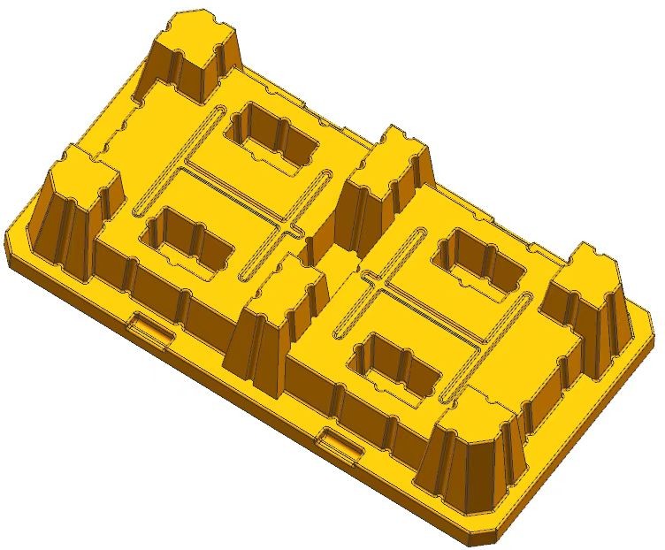 High hardness seamless plastic pallet iron mould