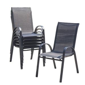 China Leisure Outdoor Furniture Metal Teslin Mesh Armchair for Garden Balcony Patio Coffee wholesale