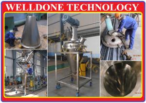 China Conical Continuous Vacuum Dryer , Button Control Chemical Drying Equipment wholesale