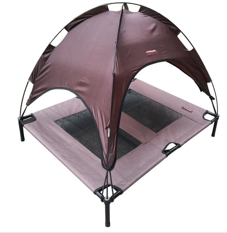 76x60x16cm Portable dog bed with tent, military bed, golden retriever mattress, Teddy Little Medium Dog House with tent