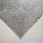 Aluminum Metal Sequin Curtains For Architecture Metallic Silver