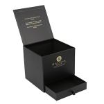 Luxury Flower Packaging Box Black Flower And Chocolate Gift Box Eco Friendly