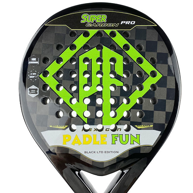 PU Paddle Board Racket Eva 15 Carbon Texture Padel Carbon Racket