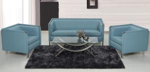 China Modern PU leather China reception office lounge sofa wholesale