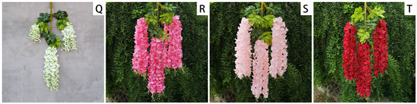 75cm 110cm Silk Green Plants Artificial Witseria Flower Hanging Ceiling