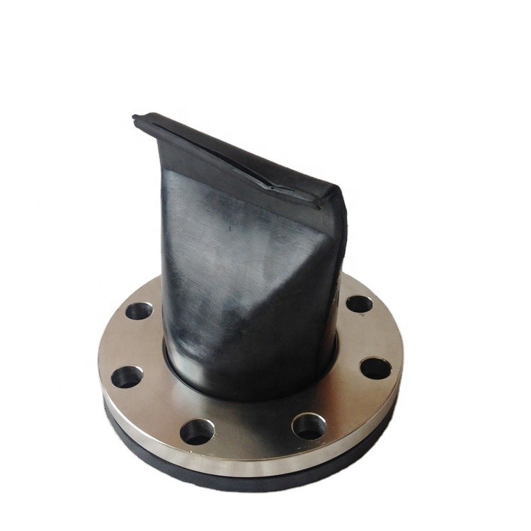 DN50 PN10 Controlled Back Pressure Flexible Rubber Duckbill Check Valve Is Used In Drainage Systems