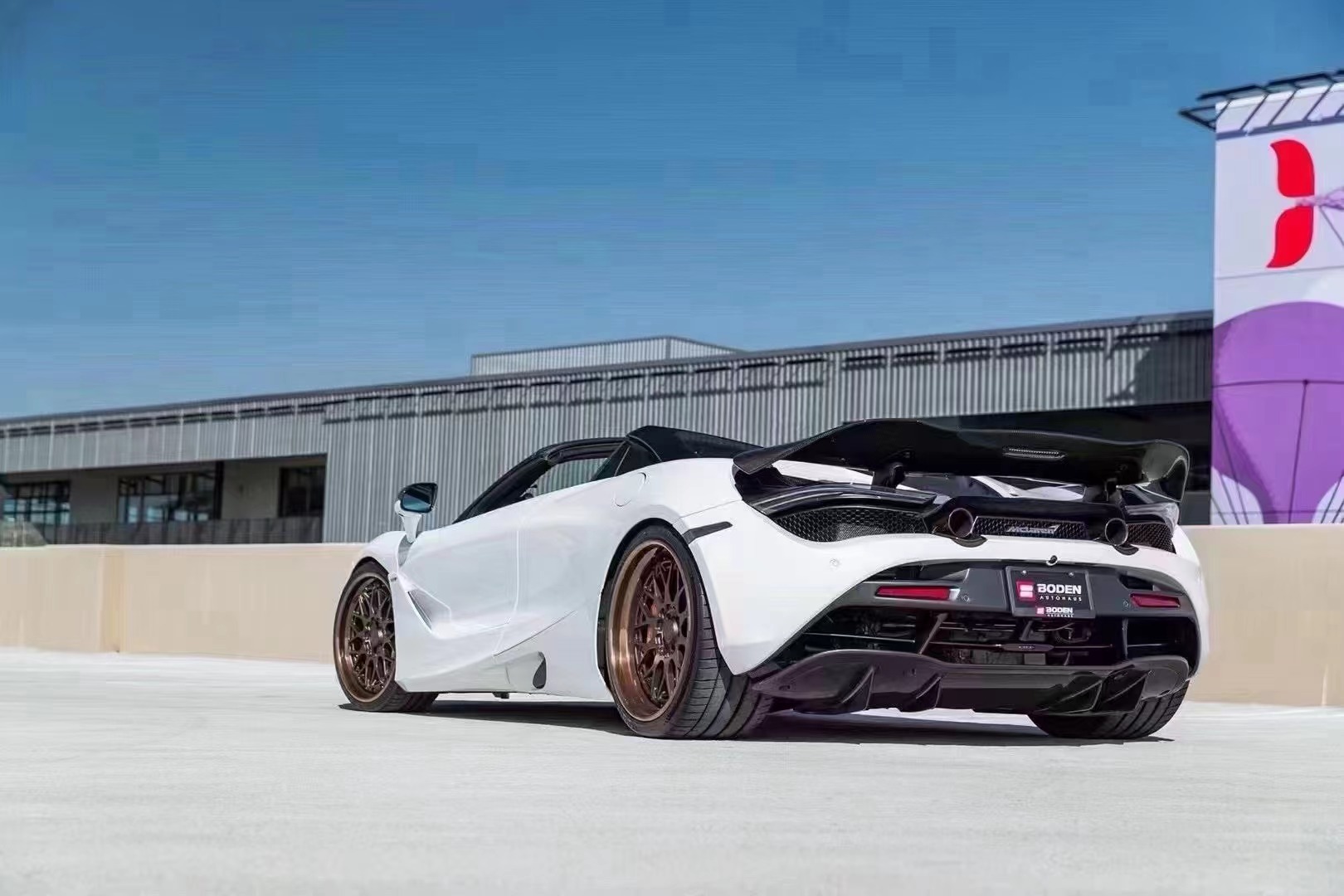 For McLaren 720s Carbon Fiber Spoiler 720s Upgraded to VORS Style Carbon Fiber Spoiler Wing