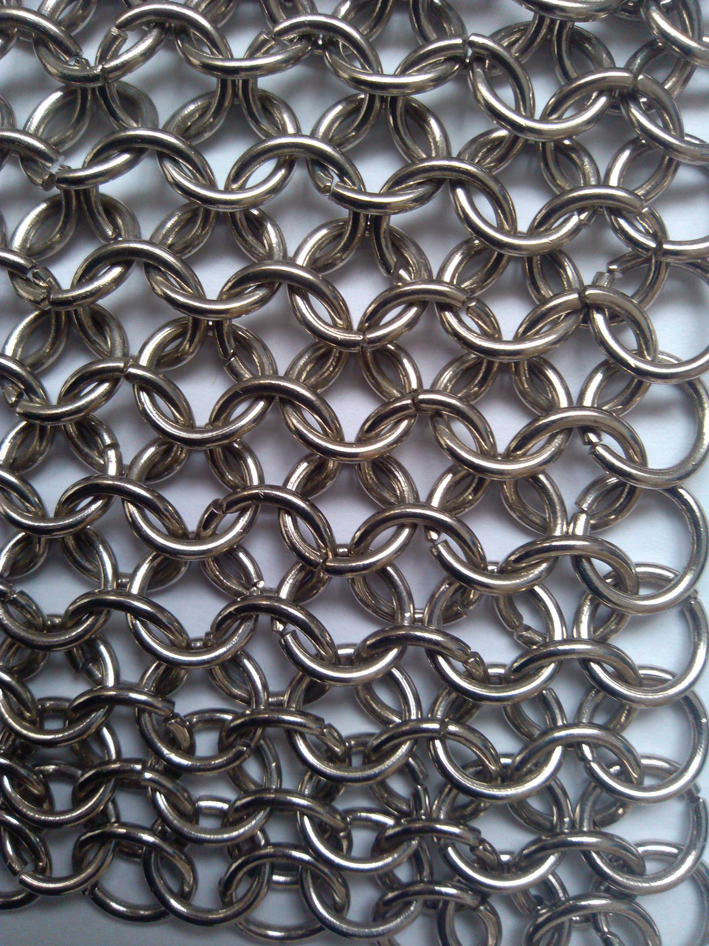 12m width Metal Mesh Ring Curtains 304 Stainless Steel Ring Mesh wearproof