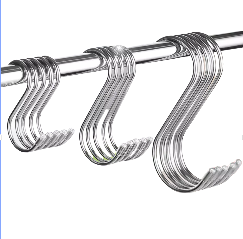 Stainless Steel Metal Hanging Heavy Duty Adhesive Wall Coat Hooks for Clothes M2.5 M3 M4 M5 M6 M8 M10 M12 M14 M16 M20