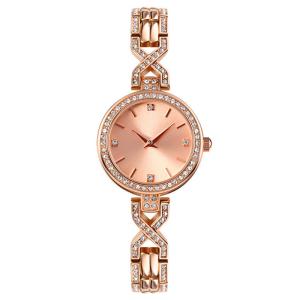China OEM Genuine Diamond Quartz Watch , 200mm Stainless Steel Diamond Watch wholesale