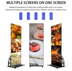 Portable LED Poster Display Floor Style Shopping Mall Advertising Digital