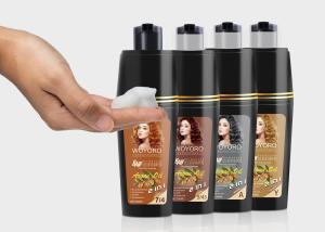 China 400ml 2 In 1 Cover White Gray Hair Dye Color Shampoo wholesale