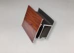 Wood Imitated Thermal Break Aluminium Windows Profiles Oxidation Resistance