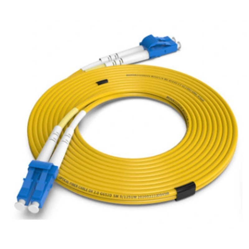 Speed Data Transmission G657A2 Duplex Optical Fiber Patch Cord for Communication
