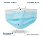 Non Irritating Farmer Disposable Blue Earloop Face Mask