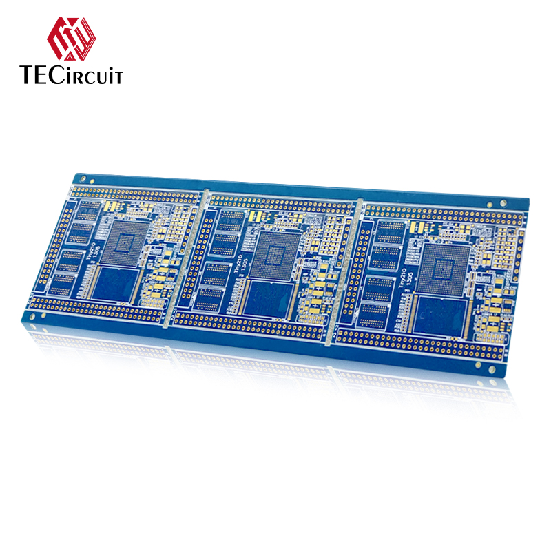 6 Layer FR4 High Frequency PCB Board Resin Plug Hole Electroplating Filling